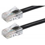 Monoprice ZEROboot Series Cat5e 24AWG UTP Ethernet Network Patch Cable-6-inch Black - SidneyShowCases